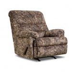 Simmons Upholstery 683 683 Conceal Brown Rocker Recliner | Dunk
