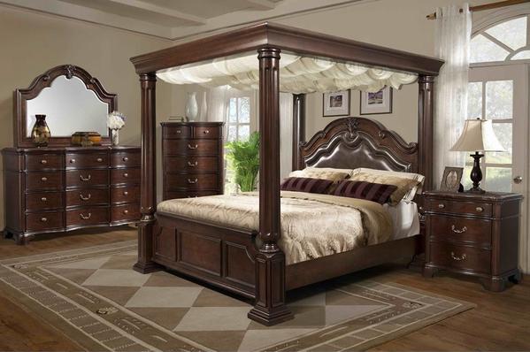 Tabasco Canopy Bedroom Set u2013 Katy Furniture