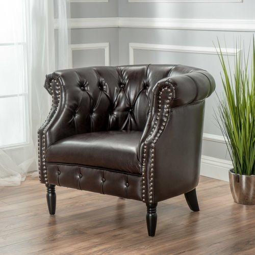 Willa Arlo Interiors Bourbeau Chesterfield Chair - Walmart.com