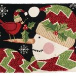 Christmas Rugs - Snowman & Cardinal Susan Winget 31SW110C40