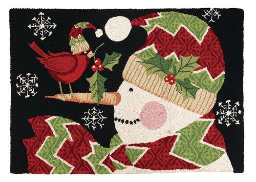 Christmas Rugs - Snowman & Cardinal Susan Winget 31SW110C40