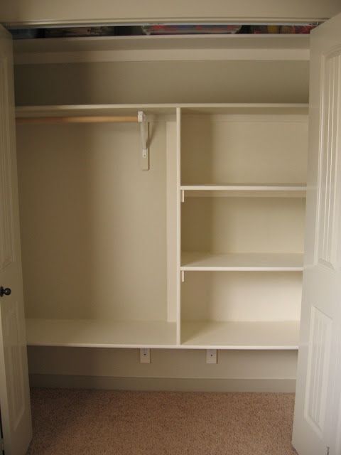 Closet Shelving DIY - I so need to do this to a few of my closets