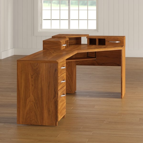 Red Barrel Studio Lewisville Corner Computer Desk & Reviews | Wayfair