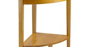 Amazon.com: Winsome Wood Corner Desk with Shelf, Honey: Kitchen & Dining