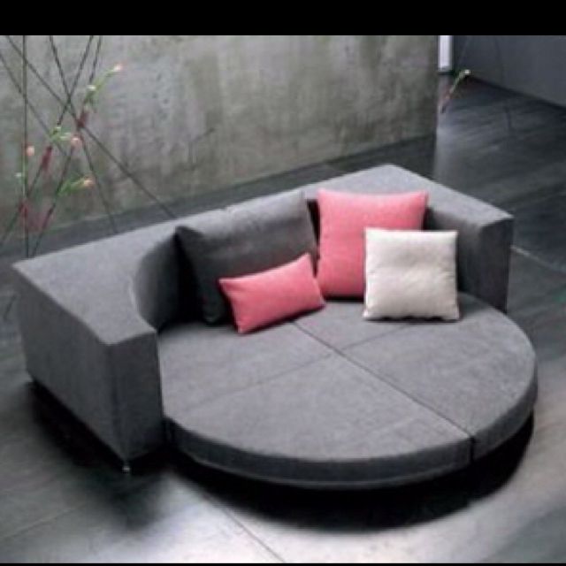 Round couch bed Too cool! | New home decor | Sofa, Sofa bed, Round sofa