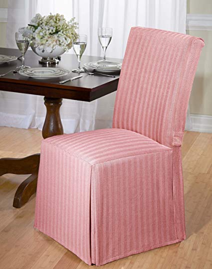 Amazon.com: Luxurious Dining Chair Slipcover, Herringbone, Beige