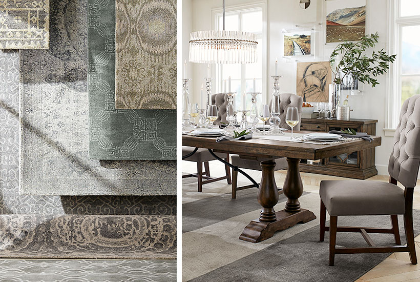 Dining Room Rugs Add Personality and  Texture to the Room