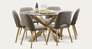 Miles 7 Piece Round Dining Tables and Chairs | Focus on Furniture