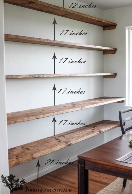 44 Impressive DIY Shelves For Storage & Style | home | Pinterest