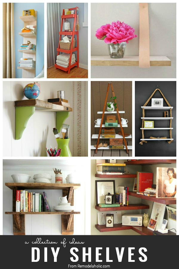 25 Great DIY Shelving Ideas | Remodelaholic