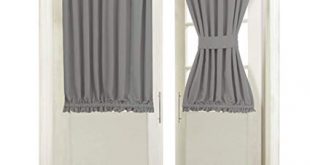 Amazon.com: Aquazolax Blackout Rod Pockets Door/Window Curtain Back