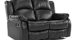 Amazon.com: Classic Double Reclining Loveseat - Bonded Leather