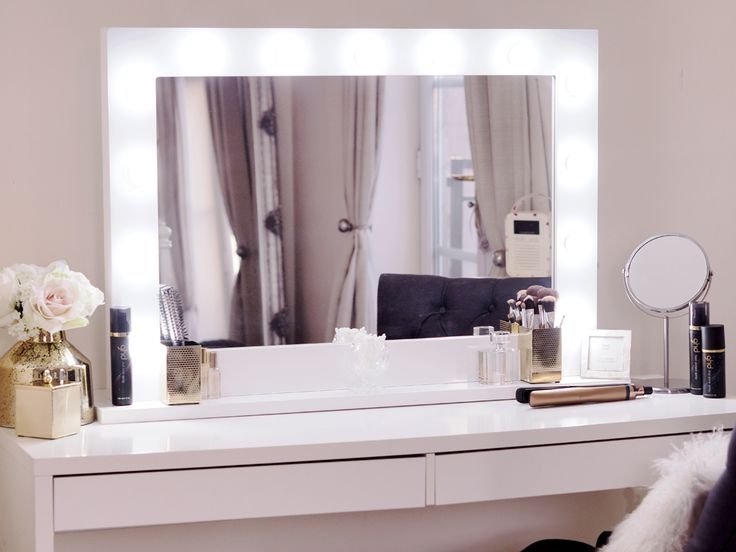 Dressing Table Mirror With Lights - Visual Hunt