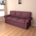 IKEA EKTORP Sofa 3D model - Furniture on Hum3D