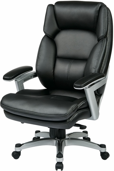 Office Star Eco-Leather Executive Chair - Leather Executive Chairs