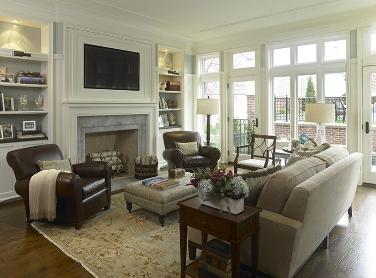 Family Room Furniture Selection and  Organization