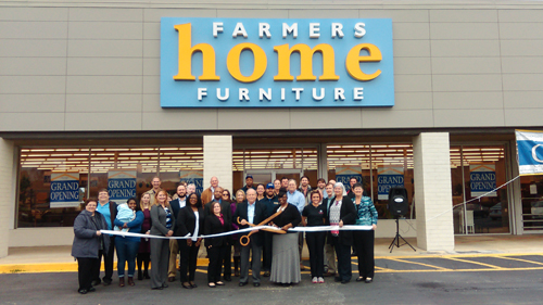 Farmer's Home Furniture Ribbon Cutting - Leeds Area Chamber of Commerce