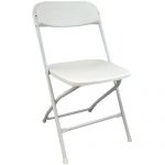 Lightweight White Plastic Folding Chairs | Foldable Chairs