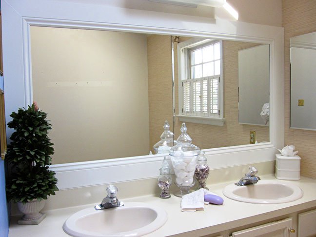 Framed Bathroom Mirrors Reflect Elegance  and Grace