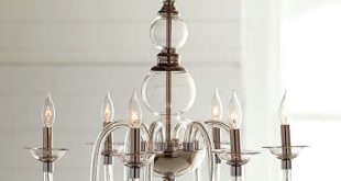 Blown Glass Chandelier | Pottery Barn