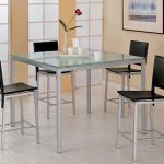 Glass Kitchen Table And Chairs Round Glass Kitchen Table And Chairs