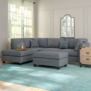 Gray Sectional Sofa for Chic and Modern  Living Room Design