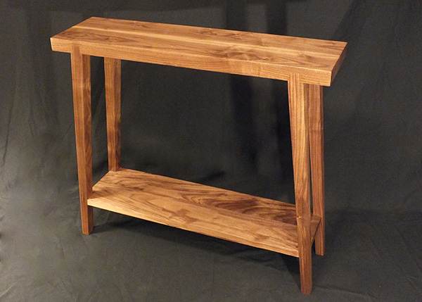 Walnut Hall Table | Benham Design Concepts