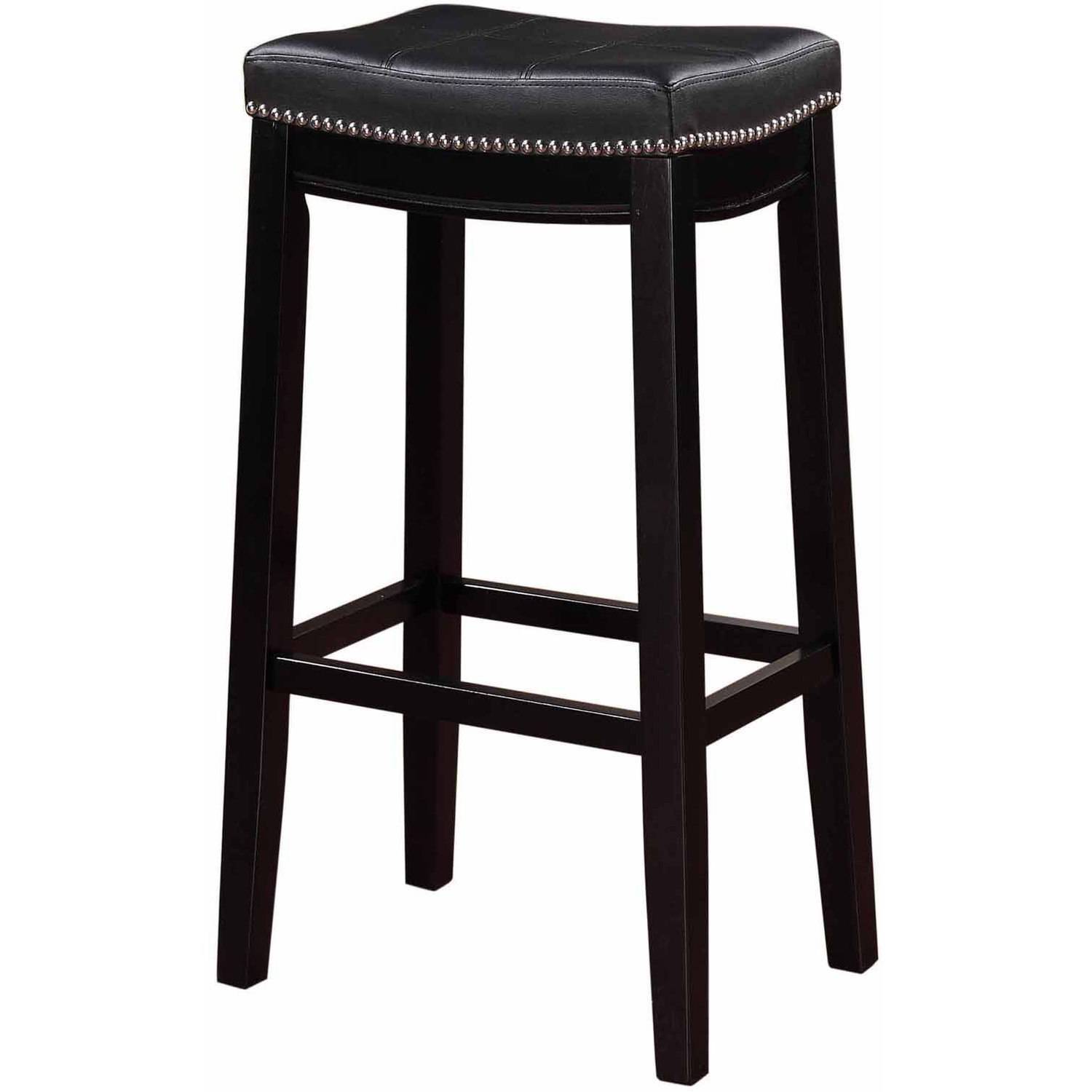 Linon Claridge Bar Stool, 32 inch Seat Height, Multiple Colors