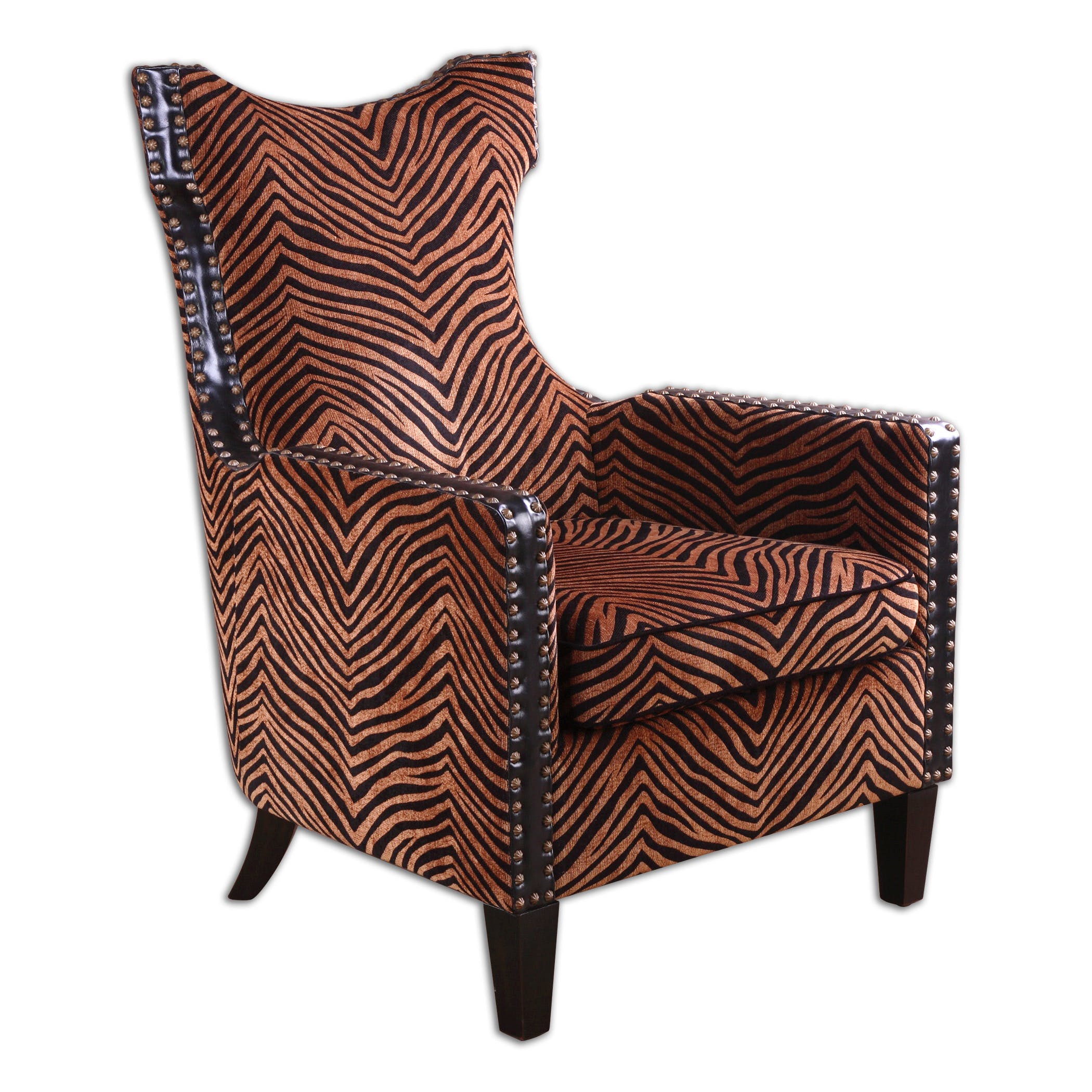 Uttermost Living Room Kimoni Wing Back Armchair 23003 - Carol House