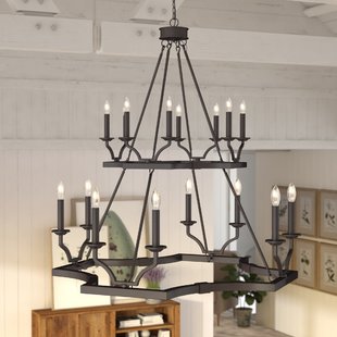 Iron Chandeliers You'll Love | Wayfair