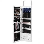 Amazon.com: SONGMICS LED Jewelry Cabinet Armoire with 6 Drawers
