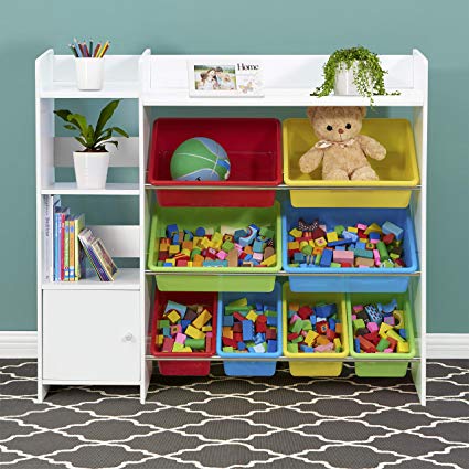 Amazon.com: Bluemoon Kids Toy Storage Organizer with Kids Toy Shelf