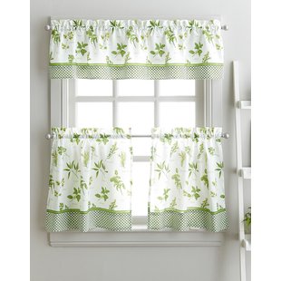 Kitchen Curtains & Valances You'll Love | Wayfair