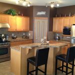 wall color if we have to have brown cabinets? | Kitchen Ideas Levi
