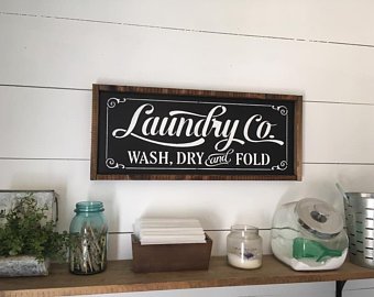 Laundry room sign | Etsy