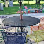 How to Paint Metal Lawn Furniture - Refresh Living