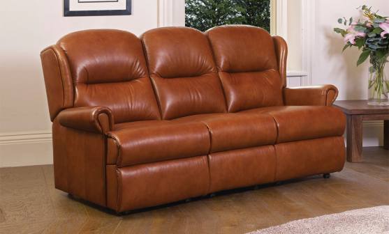 Sherborne Malvern Leather Suite | Sofas, Recliners & Chairs at Relax