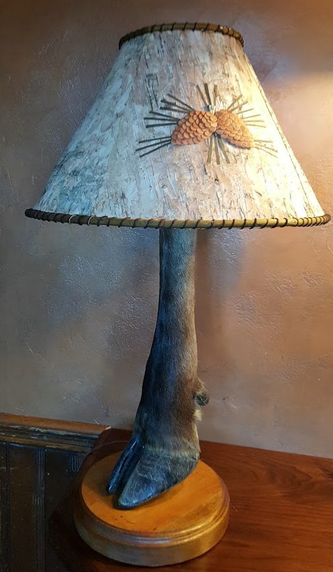 Moose Leg Table Lamp