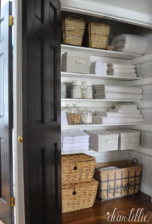 Linen Closet Organizing Ideas