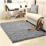 LOCHAS Ultra Soft Indoor Modern Area Rugs Fluffy Living Room Carpets