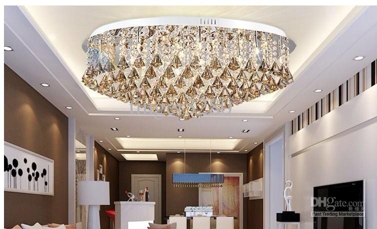 Luxurious Living Room Lamp Modern Crystal Lamp Ceiling Lighting
