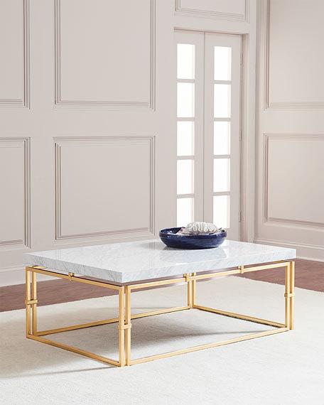 John-Richard Collection Calabria Marble-Top Coffee Table