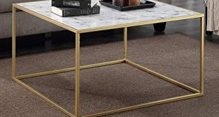 Amazon.com: Convenience Concepts Gold Coast Faux Marble Coffee Table