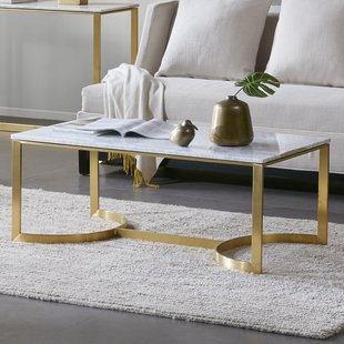 Rose Gold Marble Coffee Table | Wayfair