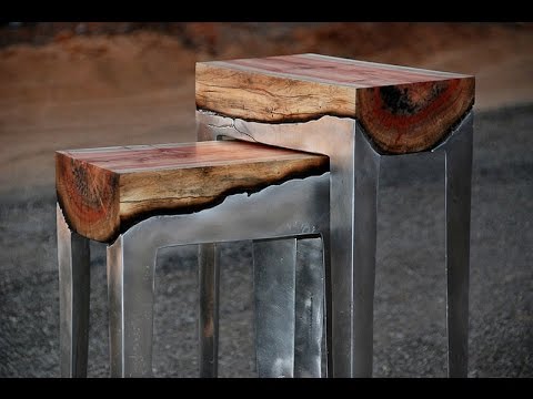 100 Cool Ideas! METAL FURNITURE! - YouTube