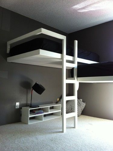 50+ Modern Bunk Bed Ideas for Small Bedrooms | New house | Pinterest