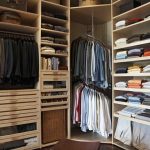 Solutions to corner shelf in closet | OrganizingMadeFun.com | Closet