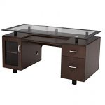 Amazon.com: Zen Modern Executive Desk Home Office Desk: Home & Kitchen