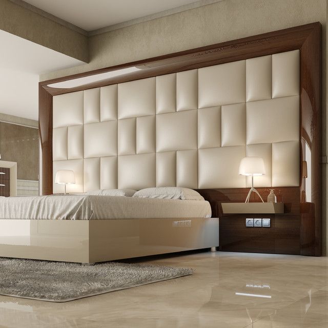 Modern Headboards Options to Increase  Practicality of Your Bed