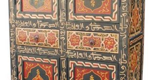 Moroccan painted furniture